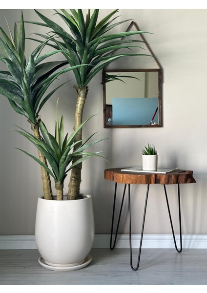Elite 20LITRE Armut Saksı Tabaklı YÜKSEKLIK:34CM ÇAP:21CM Ekru 1 Adet