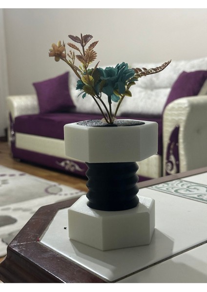 Elite Gizli Bölmeli Çiçek Saksı Seti- Altın Para Saklama Kasası 1 Adet