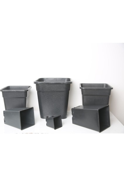 Elite Kare Üretim Saksısı 4 Litre 1 Adet