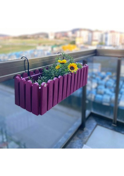 Elite Istanbul Balkon Çit Saksı Askılı 9 Litre _askı Aparatı Dahildir. 1 Adet
