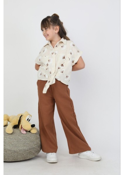 Kız Parıltılı Simli Gömlek Müslin Takım indirimleri