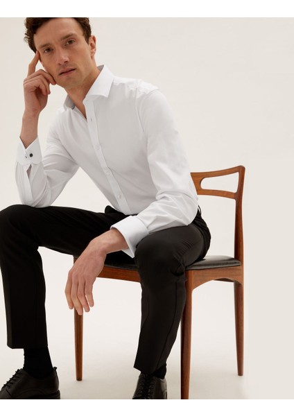 Saf Pamuklu Regular Fit Gömlek indirimleri