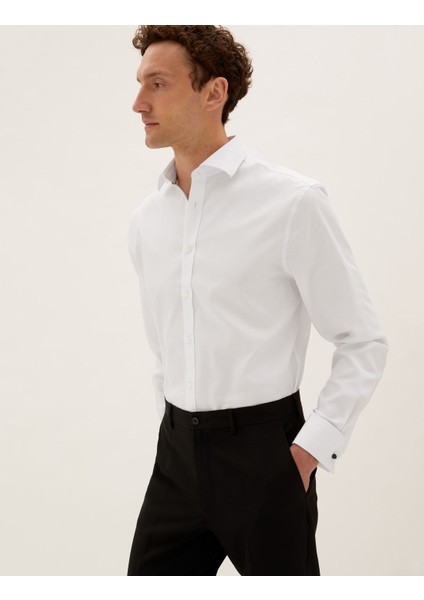 Saf Pamuklu Regular Fit Gömlek