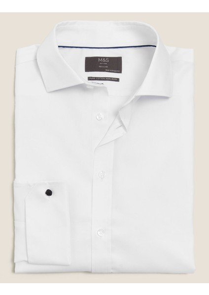 Saf Pamuklu Regular Fit Gömlek fırsatları