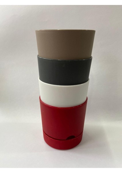 Elite Begonya Saksı 9 cm Sütlü Kahve 0,5 Lt 1 Adet