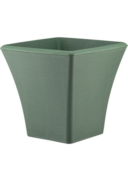 Elite Begonvil 38 cm Kare 28 Litre Beton Görünümlü Plastik Saksı Drenaj Izgaralı Çiçek Saksısı 1 Adet fiyatları
