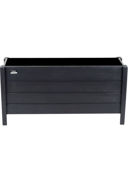 Elite Ahşap Dış Mekan Saksısı Dekoratif Saksı Büyük Boy Hazır Kurulu 100CM x 30CM Yükseklik 50CM 1 Adet