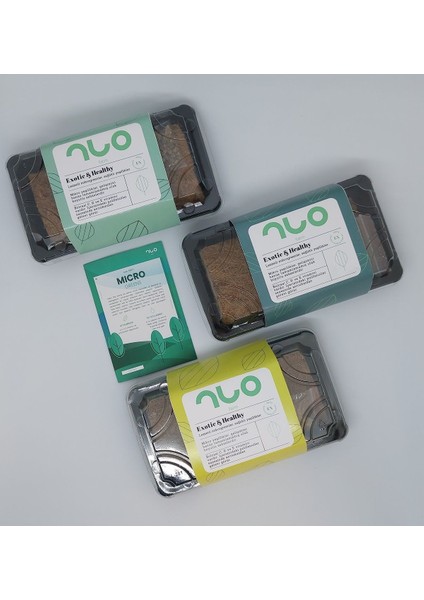 Elite Mikro Filiz/mikrogreen/mikro Yeşillik Yetiştirme Seti ( 3'lü Set) 1 Adet
