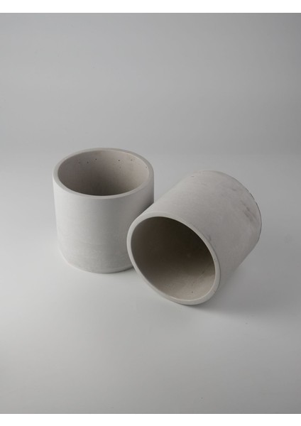 Elite Dekoratif Beton Saksı - Orta Boy Silindir - 13X15CM 1 Adet indirimleri