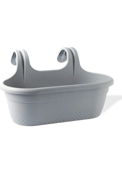 Elite 6,2 Lt Askılı Inci Balkon Saksısı Plastik Saksı Çiçeklik 37 cm 1 Adet
