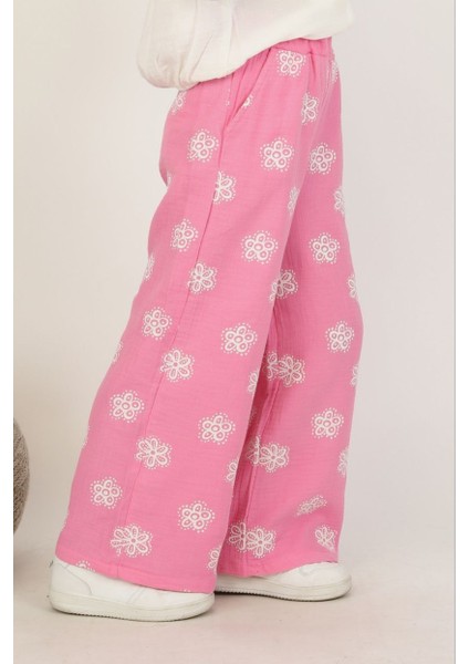 Kız Müslin Gömlek Pantolonlu Takım fiyatları