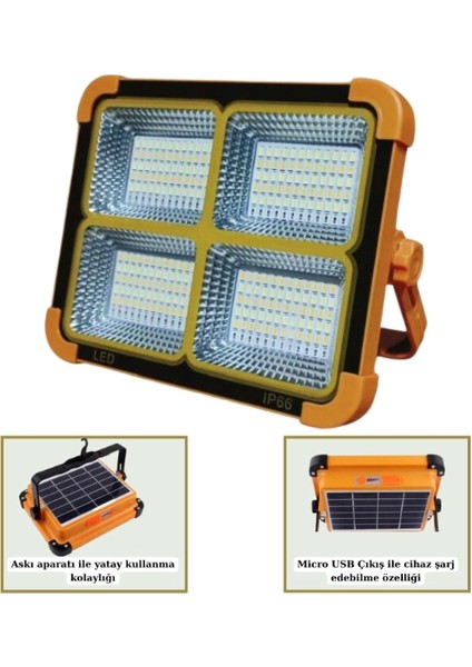 Noas YL71 0409 S 400W Solar LED Projektör Taşınabilir fiyatları