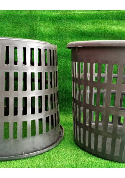 Elite File Saksı 31 Lt 2 Adet Delikli Saksı Sepet Saksı Repikaj Saksı Plastik Saksı Üretim Saksısı 1 Adet