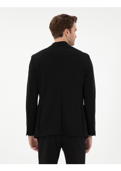 Erkek Siyah Slim Fit Ceket 50306057-VR046 indirimleri