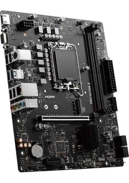 Msı Pro H610M-E Ddr5 5600MHZ(OC) HDMI VGA M.2 Matx 1700P fiyatları