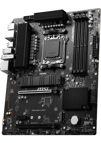 Msı Pro B650-S Wıfı Ddr5 7200(OC)MHZ HDMI Dp M.2 Atx Am5 modelleri