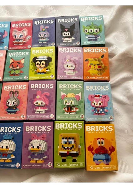 Bricks Figür (Rastgele 1 Model Gönderilir) 1 Adet modelleri