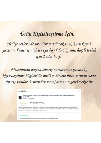 Kişiye Özel Hediye Seti ( Saat-Kemer-Cüzdan -Tesbih- Çakmak-Gözlük-Anahtarlık-Bileklik) 1 Adet indirimleri