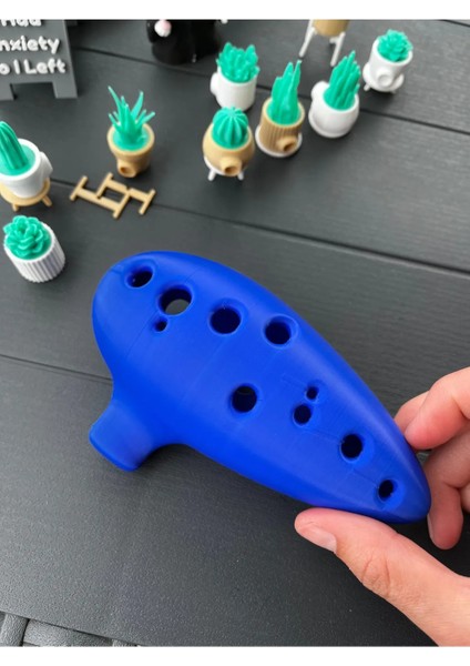 Ocarina 12 Delik Flüt Nefesli Enstrüman