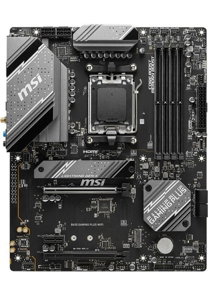 Msı B650 Gamıng Plus Wıfı Am5 Soket Ddr5 6000 HDMI Dp M.2 Atx fiyatları