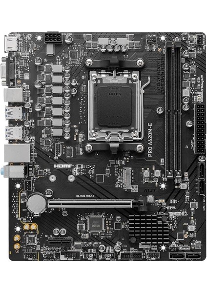 Msı Pro A620M-E 6400MHZ(OC) M.2 HDMI VGA Matx Am5 fiyatları