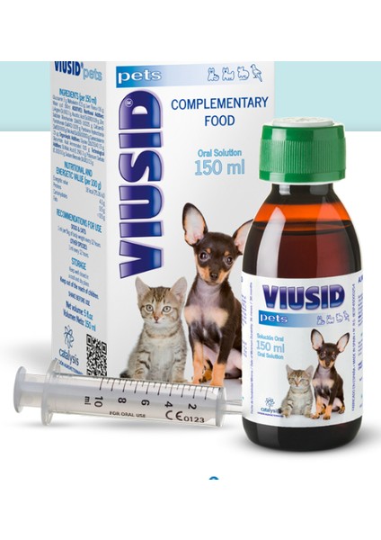 Viusid Kedi Köpek Bağışıkıık Sistemi Desteği Vitamin 150 ml