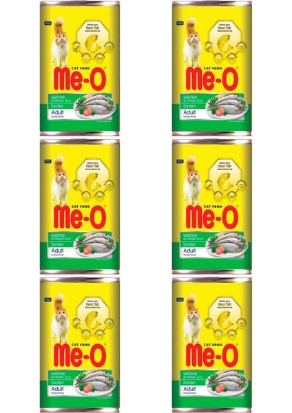 Sardalyalı Karides Soslu Kedi Konservesi 400GR - 6 Adet