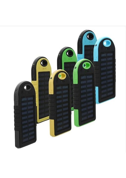 Güneş Enerjili Solar Powerbank 10000 Mah