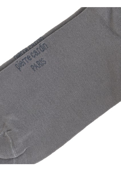 Erkek Erkek Bambu Karışımlı Gri Soket Basic Çorap 50308446-100