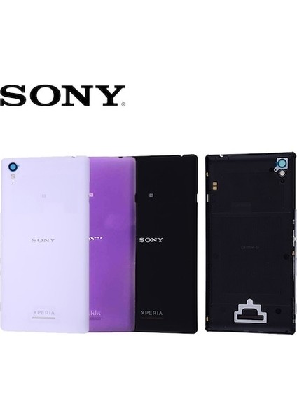 Sony Xperia T3 Arka Kapak Pil Batarya Kapağı Mor