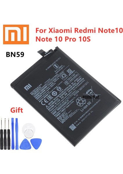 Xiaomi Redmi Note 10 Note 10 Pro Pil Batarya BN59