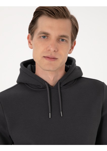 Erkek Antrasit Regular Fit Basic Sweatshirt 50314055-VR006 fiyatları