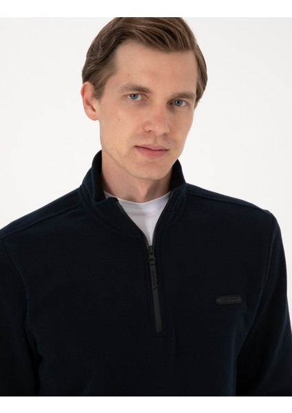 Erkek Lacivert Regular Fit Sweatshirt 50314056-VR033 fiyatları