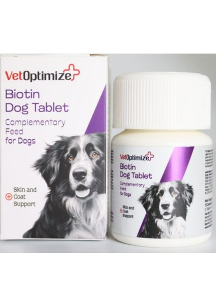 Biotin Dog (Yavru ve Yetişkin Köpekler Için Deri ve Tüy Desteği) 75 Tablet