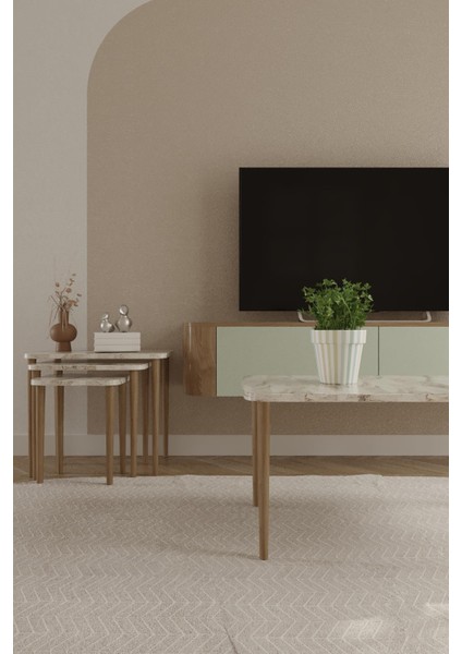 Zigon ve Orta Sehpa Seti | Salon Seti | Sehpa Seti | Oturma Odası Seti Dikdörtgen fiyatları