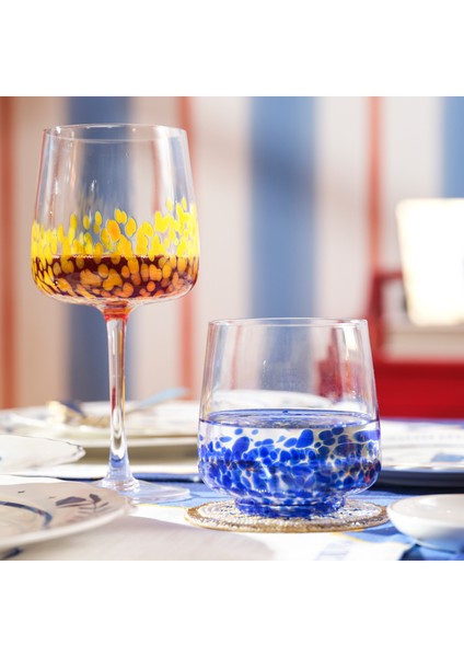Henan Cam Su Bardağı 430 ml Mavi fiyatları