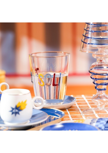 Henan Borosilikat Cam Su Bardağı 400 ml Renkli fiyatları
