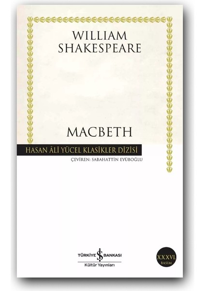 Macbeth (Karton Kapak) – William Shakespeare, Tiyatro Klasikleri