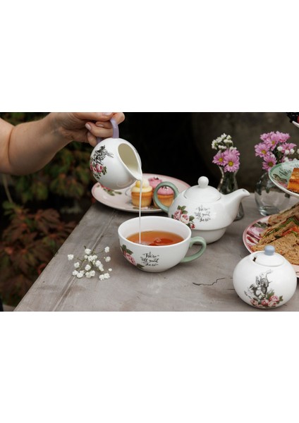 x V&a Alice In Wonderland Fine China Porselen 200ML Krema ve Şekerlik Seti indirimleri