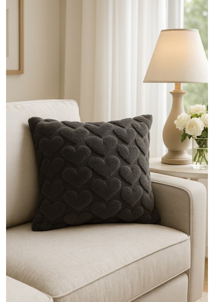 1 Adet Füme Kalpli Pofuduk Kırılent Kılıfı 42X42 cm