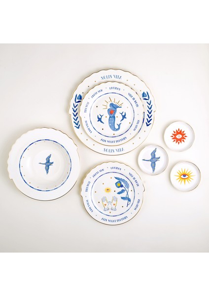 Luohu Porselen Pasta Tabağı 20X20X2 cm Beyaz indirimleri