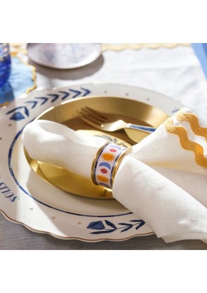 Agra Pirinç Peçete Halkası 5 cm Sarı fiyatları