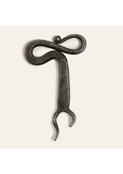 Bıjnor Metal Dekoratif Obje 7X1X11 cm Gri