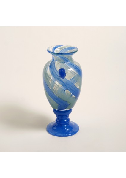 Baıta Cam Vazo 23X15X33 cm Mavi modelleri