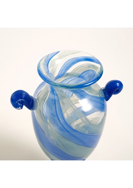 Baıta Cam Vazo 23X15X33 cm Mavi fırsatları