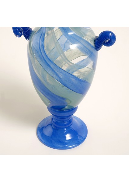 Baıta Cam Vazo 23X15X33 cm Mavi indirimleri