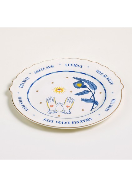 Luohu Porselen Pasta Tabağı 20X20X2 cm Beyaz modelleri