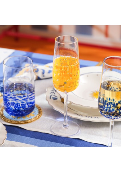 Henan Cam Kadeh 270 ml Sarı
