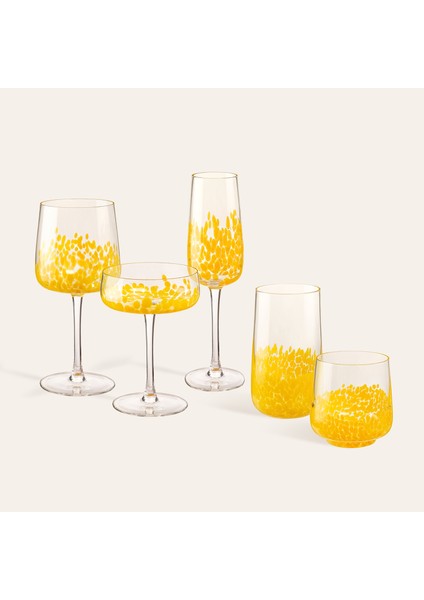 Henan Cam Kadeh 270 ml Sarı
