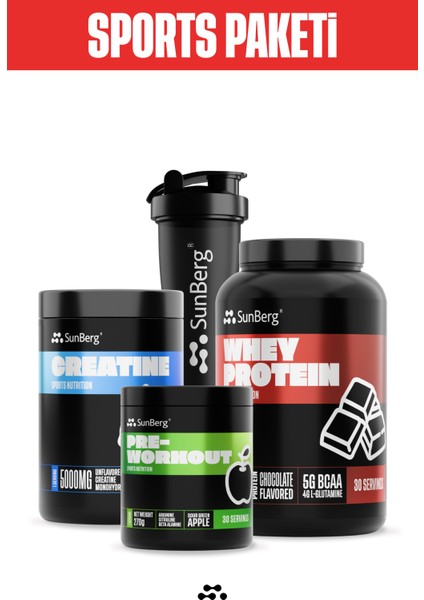 Sports Paketi I Çikolata & Yeşil Elma